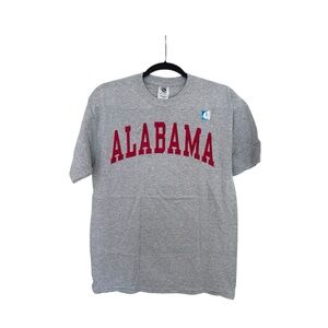NWOT University of Alabama Gray and Red T-Shirt Collegiate University Letters